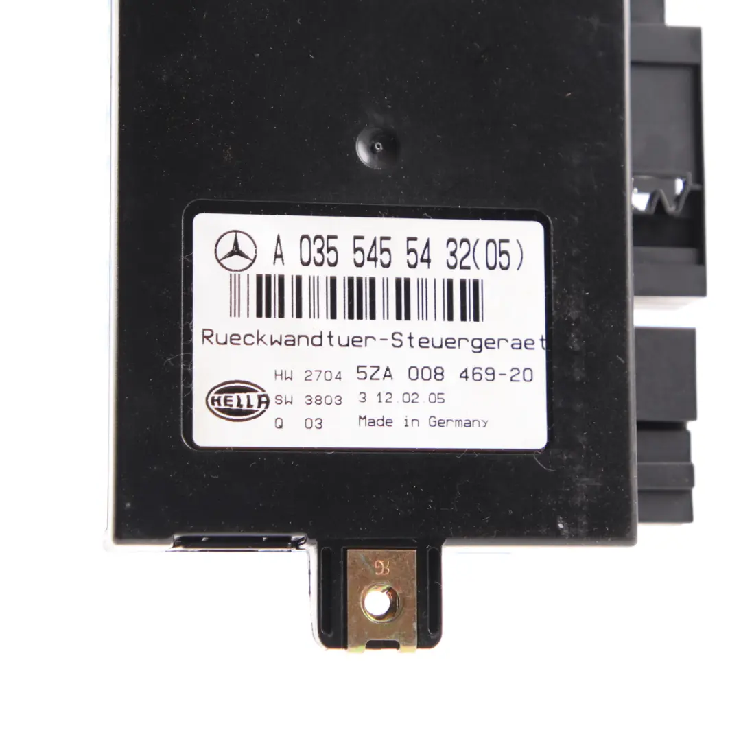 Trunk Lid Module Tailgate Control Unit Boot ECU to Mercedes W211 Estate with Part number A0355455432 Mercedes W211 Estate Trunk Lid Module Tailgate Control Unit Boot ECU - SKU A0355455432 - Part number A0355455432