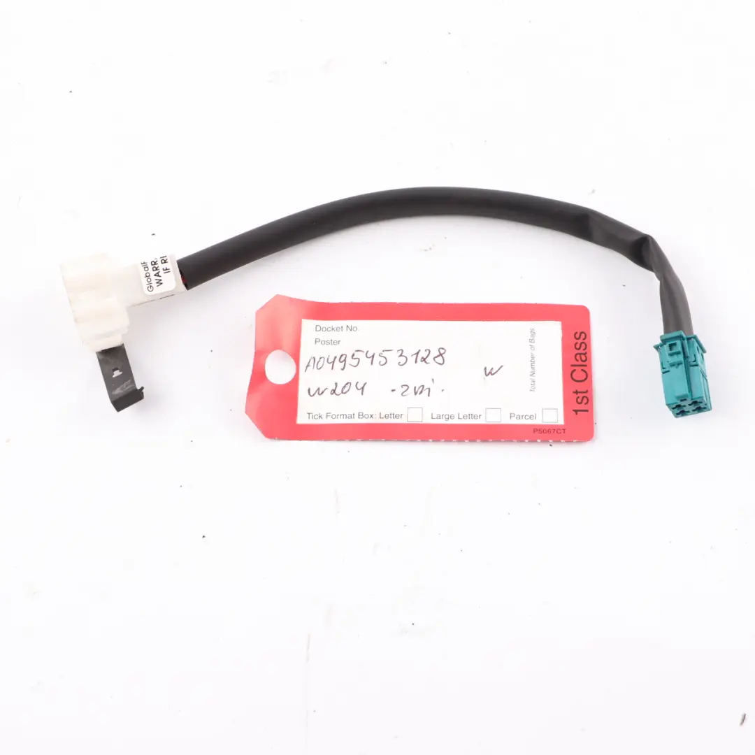 Steering Lock Cable Mercedes W169 W204 Connector Plug Wiring Loom to with Part number A0495453128 Steering Lock Cable Mercedes W169 W204 Connector Plug Wiring Loom - SKU A0495453128 - Part number A0495453128