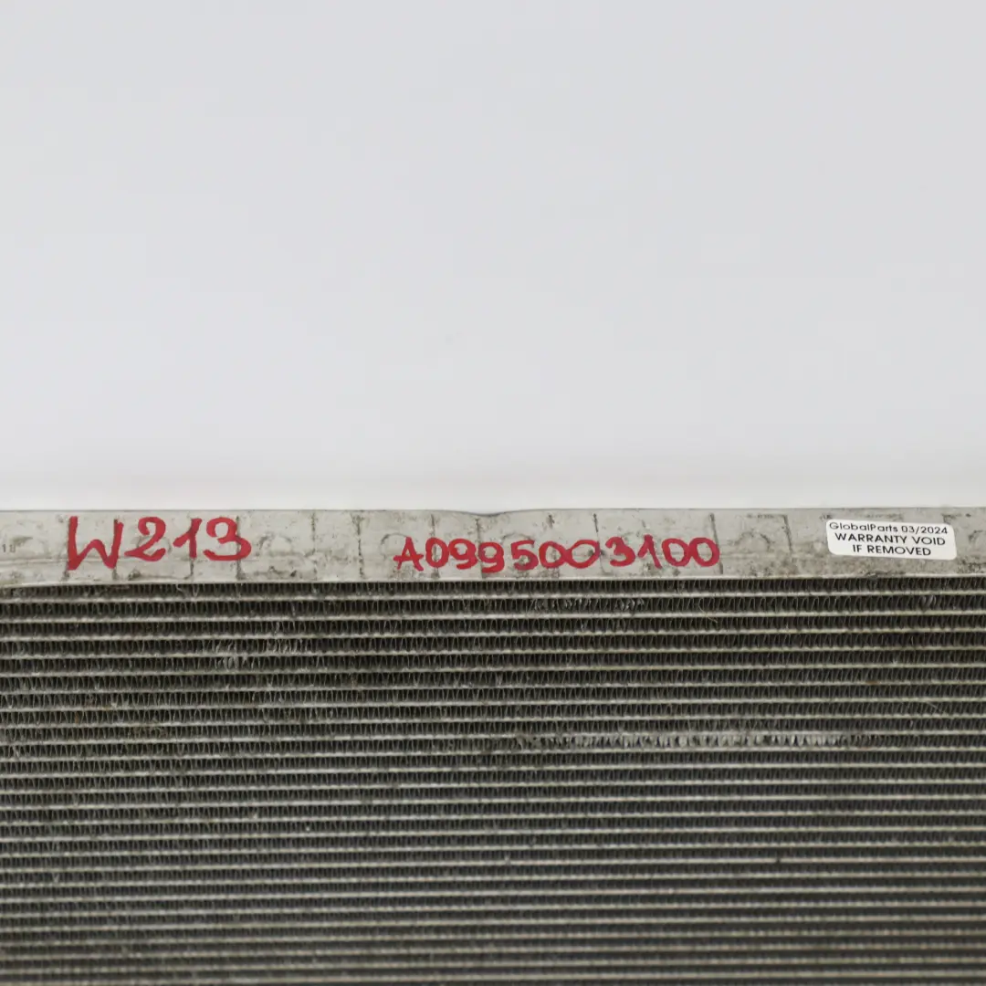 Klimatisierung Kühlung Kühler Kondensator A/C für Mercedes W213 mit Teilenummer A0995003100 Mercedes W213 Klimatisierung Kühlung Kühler Kondensator A/C - SKU A0995003100 - Teilenummer A0995003100