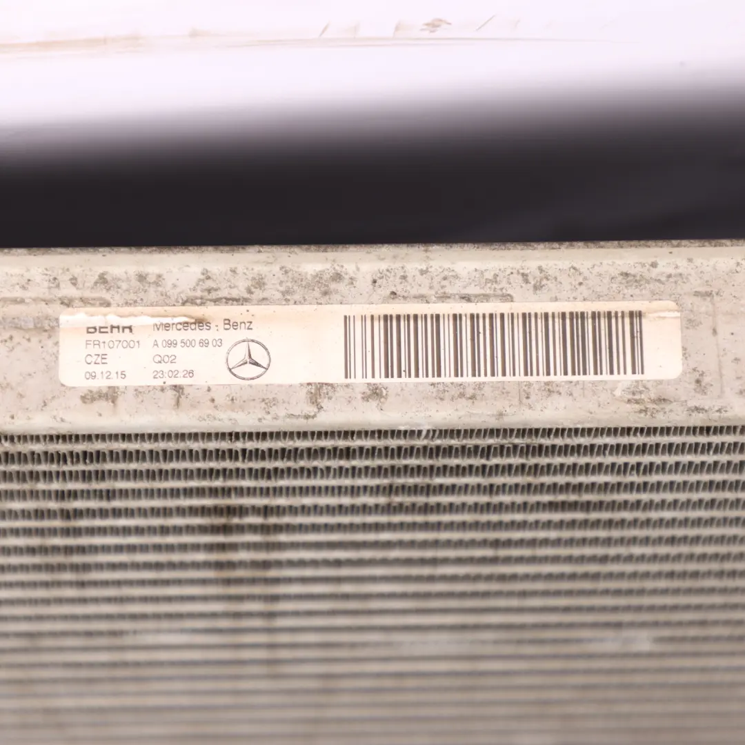 Mercedes W205 Radiateur Refroidissement Moteur Unité - SKU A0995006903 - Numéro de pièce A0995006903