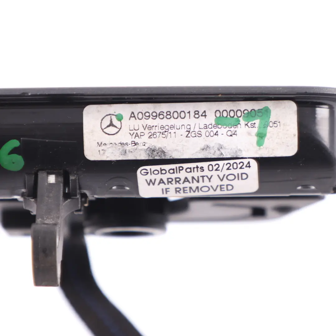 Mercedes W176 S205 Rear Boot Trunk Floor Panel Lock Handle Trim - SKU A0996800184-1 - Part number A0996800184