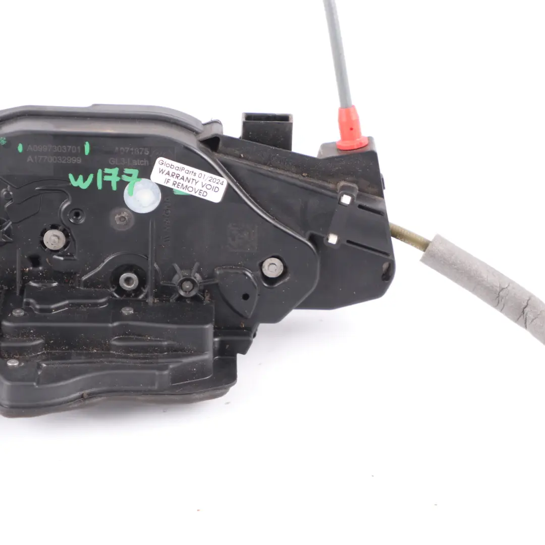 Door Lock Rear Right O/S Lock Mechanism Linkage to Mercedes W177 with Part number A0997303701 Mercedes W177 Door Lock Rear Right O/S Lock Mechanism Linkage - SKU A0997303701 - Part number A0997303701