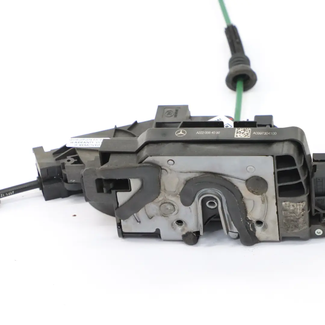 Mercedes W213 Tür verriegelung Schloss Mechanismus hinten links A0997304100 - SKU A0997309500-1 - Teilenummer A0997309500