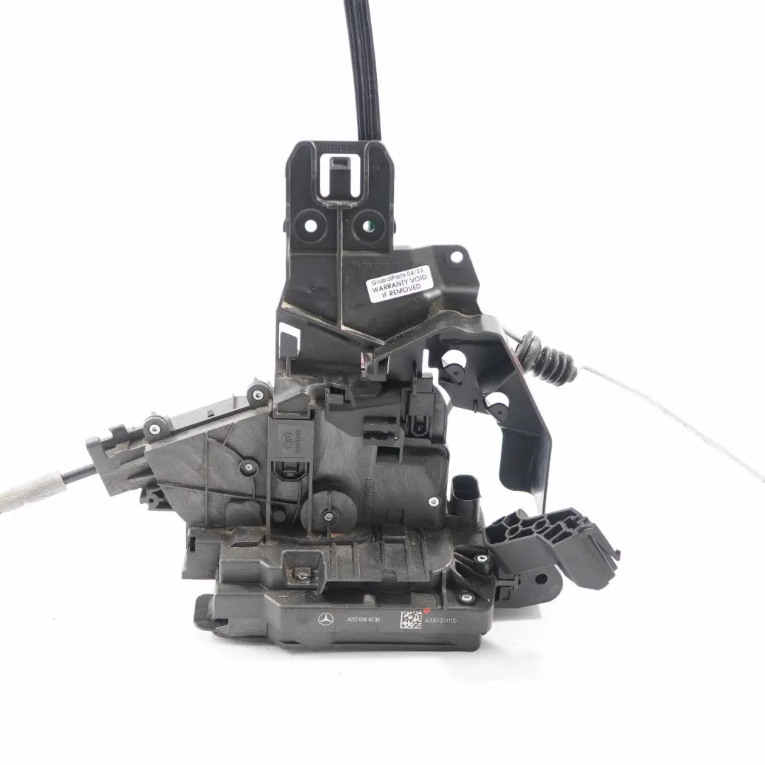 Meccanismo di chiusura della porta Attuatore posteriore sinistro per Mercedes W213 con numero di parte A0997309500 Mercedes W213 Meccanismo di chiusura della porta Attuatore posteriore sinistro - SKU A0997309500 - Numero di parte A0997309500