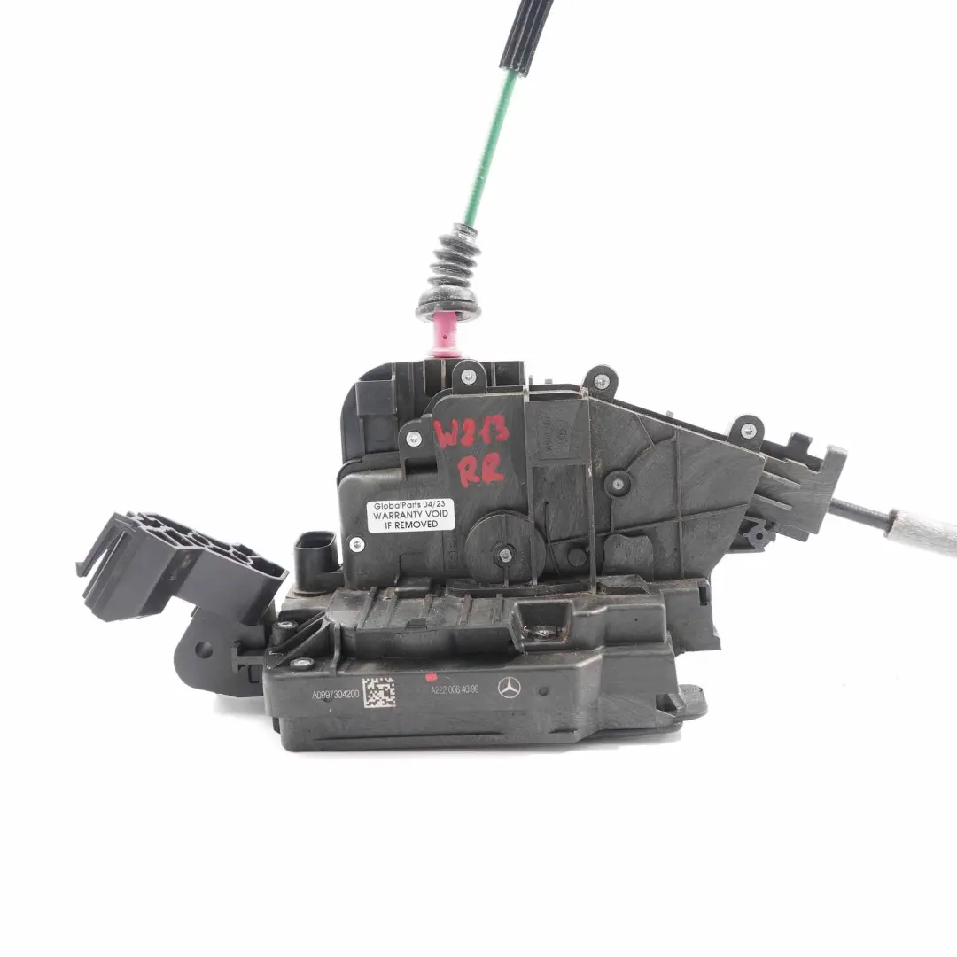 Door Lock Latch Mechanism Actuator Rear Right O/S A2220064099 to Mercedes W213 with Part number A0997309600 Mercedes W213 Door Lock Latch Mechanism Actuator Rear Right O/S A2220064099 - SKU A0997309600-1 - Part number A0997309600