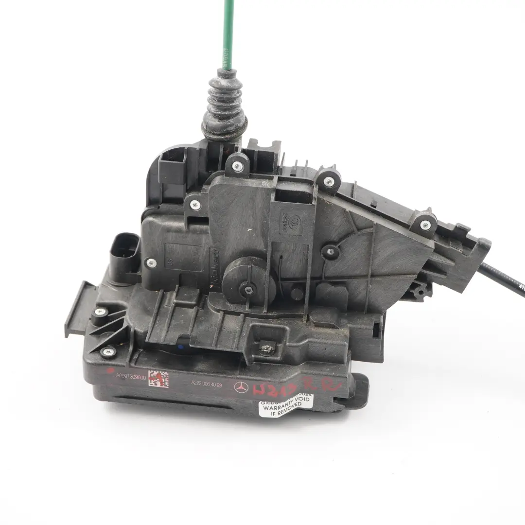 Türschloss verriegelung Mechanismus hinten rechts A2220064099 für Mercedes W213 mit Teilenummer A0997309600 Mercedes W213 Türschloss verriegelung Mechanismus hinten rechts A2220064099 - SKU A0997309600-1 - Teilenummer A0997309600