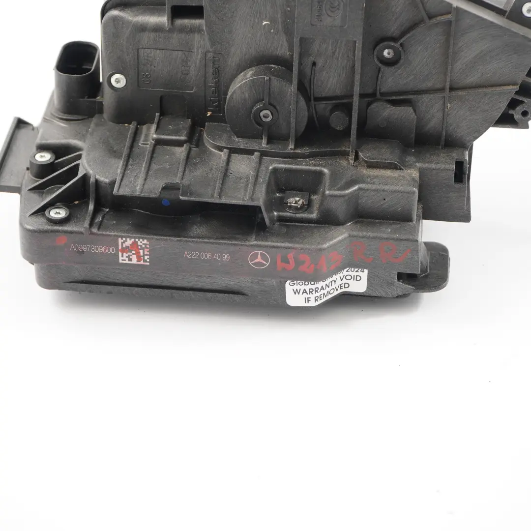 Mercedes W213 Türschloss verriegelung Mechanismus hinten rechts A2220064099 - SKU A0997309600-1 - Teilenummer A0997309600