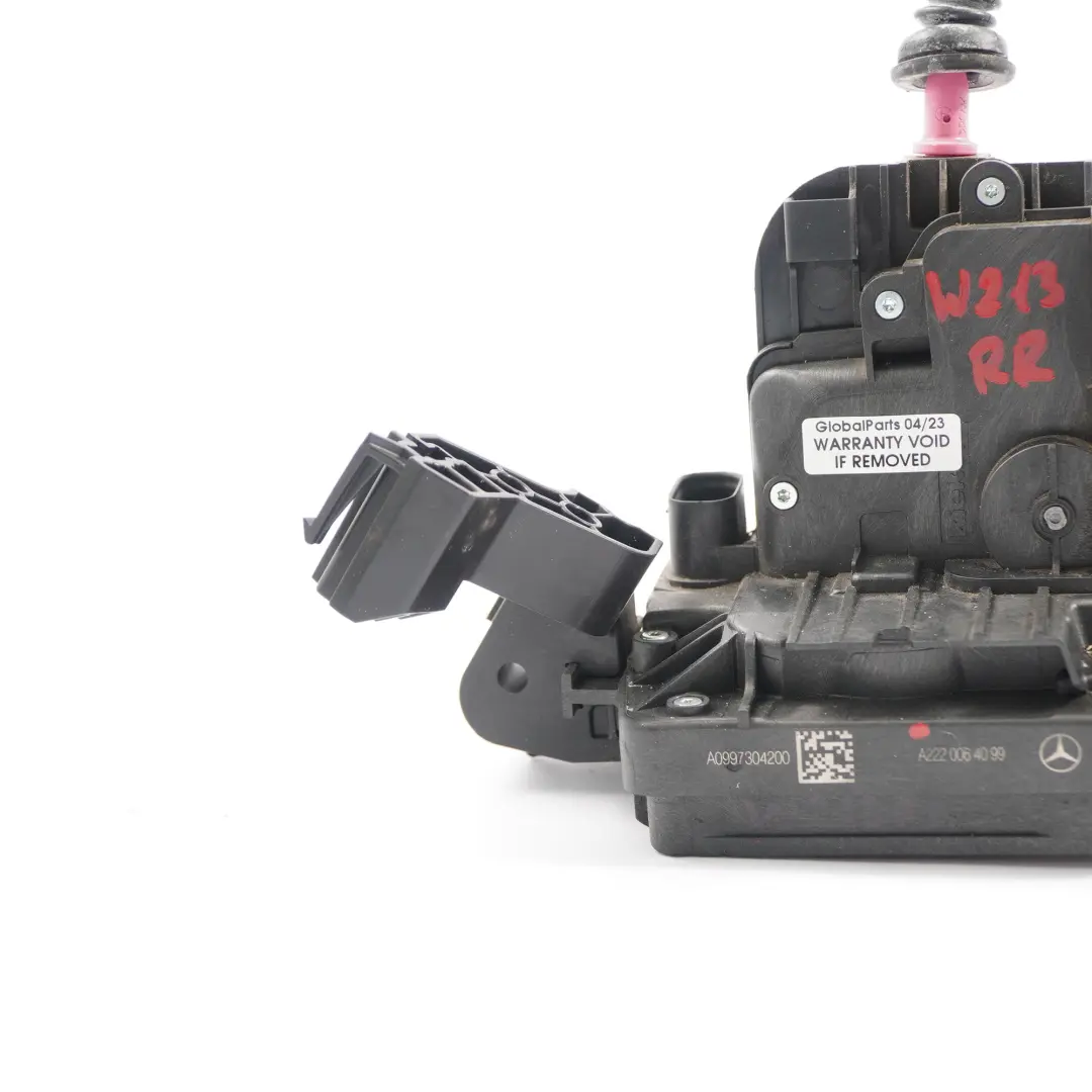 Mécanisme de verrouillage de porte arrière droite A2220064099 pour Mercedes W213 à propos du numéro de pièce A0997309600 Mercedes W213 Mécanisme de verrouillage de porte arrière droite A2220064099 - SKU A0997309600 - Numéro de pièce A0997309600