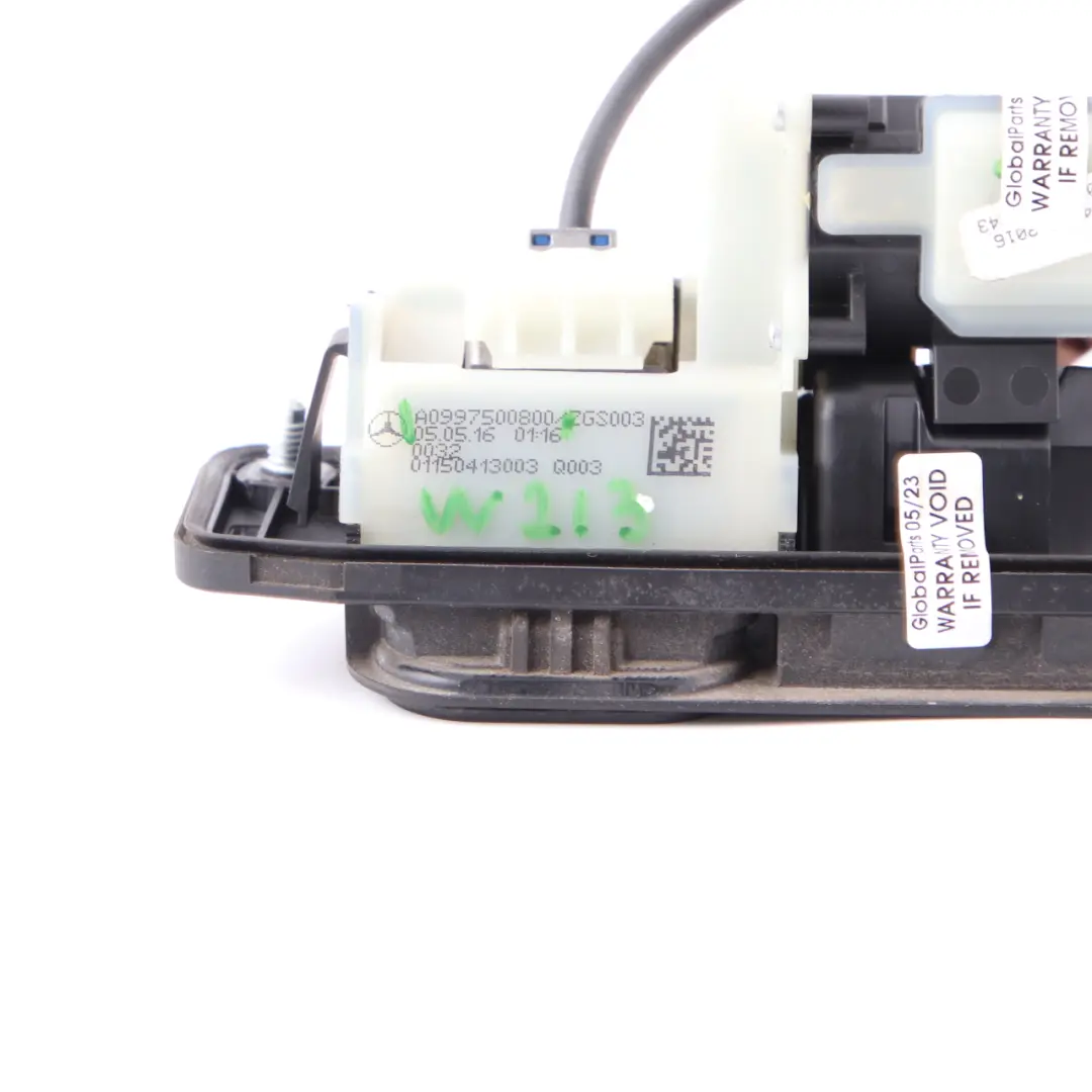 Mercedes W213 Boot Trunk Lid Handle Open Release Rear View Camera - SKU A0997500800 - Part number A0997500800