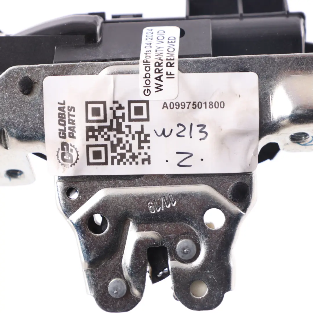 Mercedes W213 Saloon Trunk Lid Lock Boot Tailgate Latch Catch Rear - SKU A0997501800 - Part number A0997501800