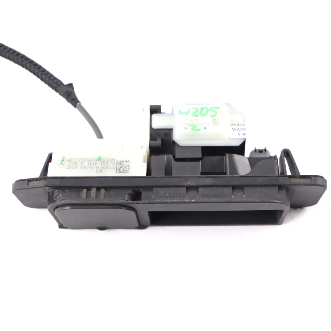 Cámara visión trasera Mercedes W205 W213 Apertura del maletero para con número de pieza A0997503600 Cámara visión trasera Mercedes W205 W213 Apertura del maletero - SKU A0997503600 - Número de pieza A0997503600