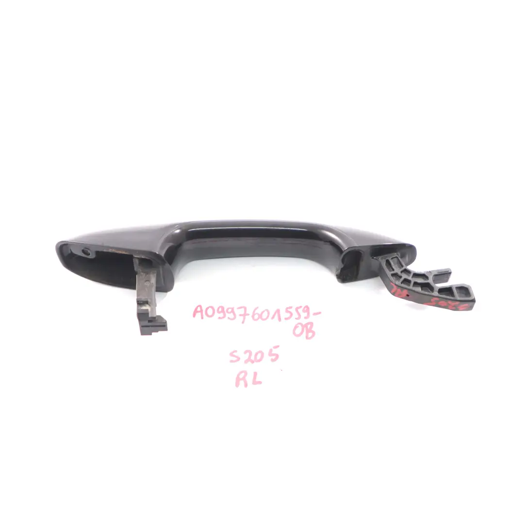 Poignée De Porte Arrière Gauche Obsidian Black -197 A0997601559 pour Mercedes S205 à propos du numéro de pièce A0997601659 Mercedes S205 Poignée De Porte Arrière Gauche Obsidian Black -197 A0997601559 - SKU A0997601559-OB - Numéro de pièce A0997601659