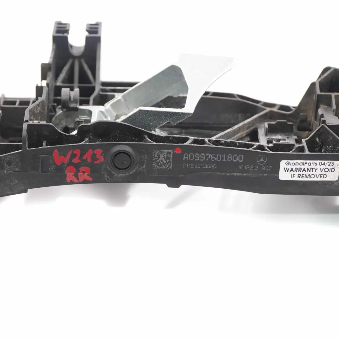 Mercedes W213 Handle Carrier Base Door Outside Rear Right O/S - SKU A0997601800 - Part number A0997601800