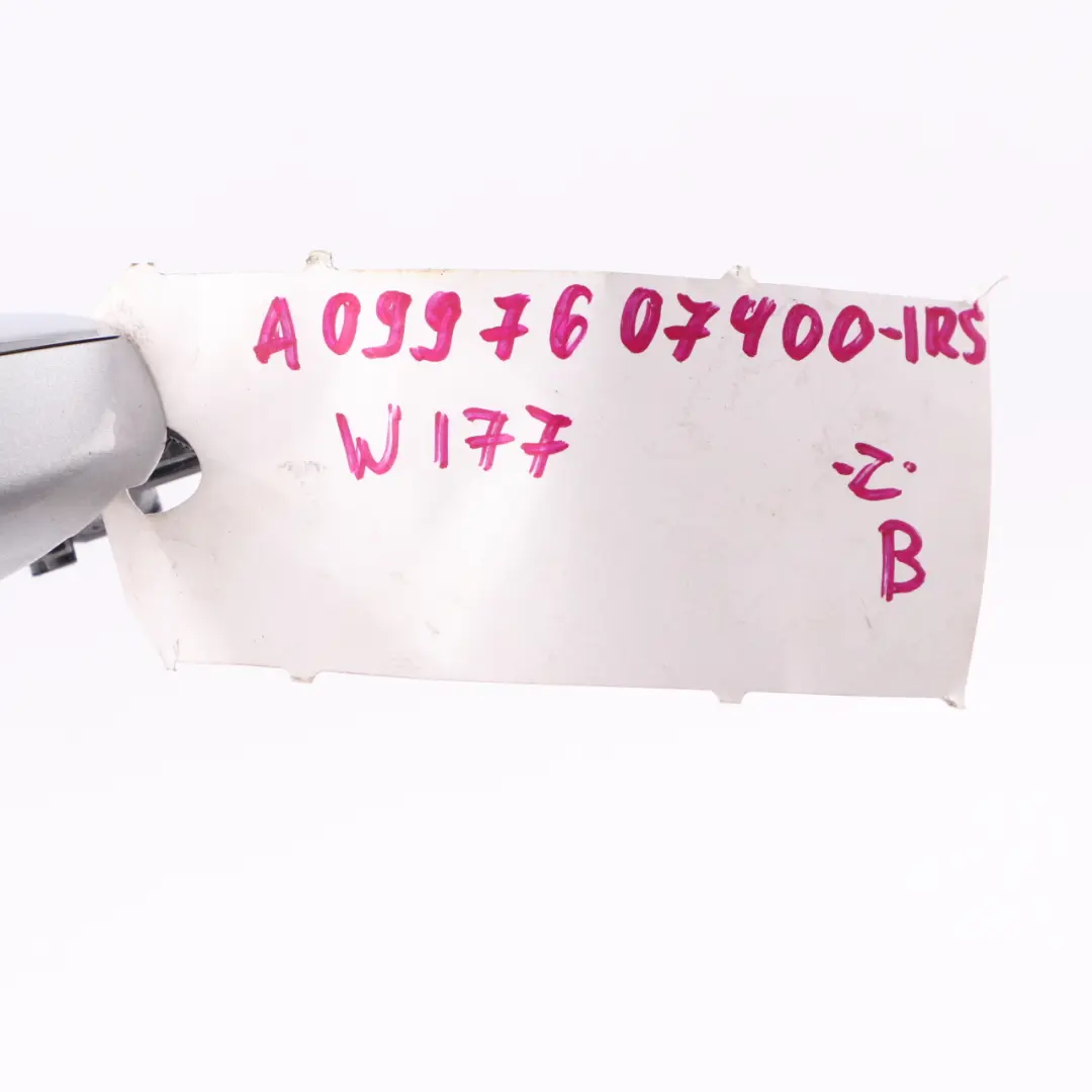 Door Handle Grab Front Right O/S Keyless Iridium Silver 775 Chrome to Mercedes W177 with Part number A0997607400 Mercedes W177 Door Handle Grab Front Right O/S Keyless Iridium Silver 775 Chrome - SKU A0997607400-IRS - Part number A0997607400