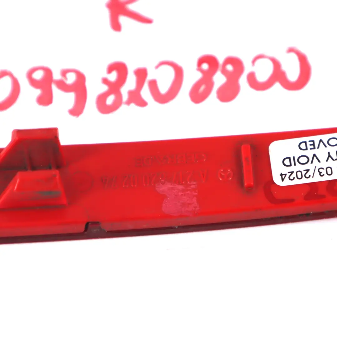 Reflector Luces Mercedes C205 Trasera Derecha Izquierda Parachoques Set para con número de pieza A0998208800 Reflector Luces Mercedes C205 Trasera Derecha Izquierda Parachoques Set - SKU A0998208700/A0998208800 - Número de pieza A0998208800