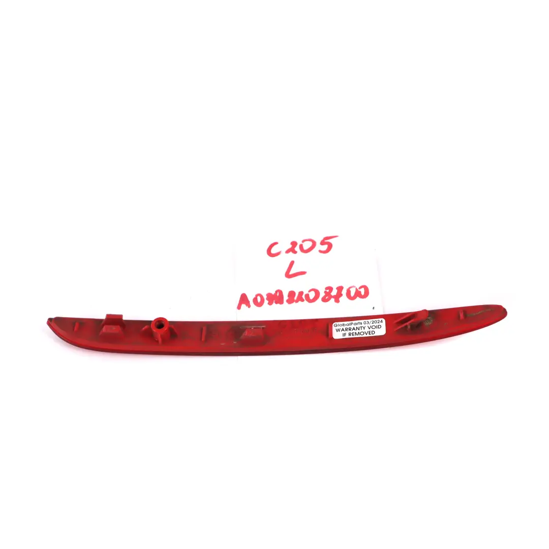 Reflector Lights Mercedes C205 Rear Right Left Bumper Reflection Set A0998208700  - SKU A0998208700/A0998208800 - Part number A0998208800