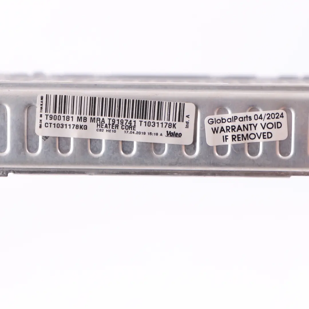  Heat Exchanger Mercedes W205 Air Conditioner Heater Radiator - SKU A0998300061 - Part number A0998300061