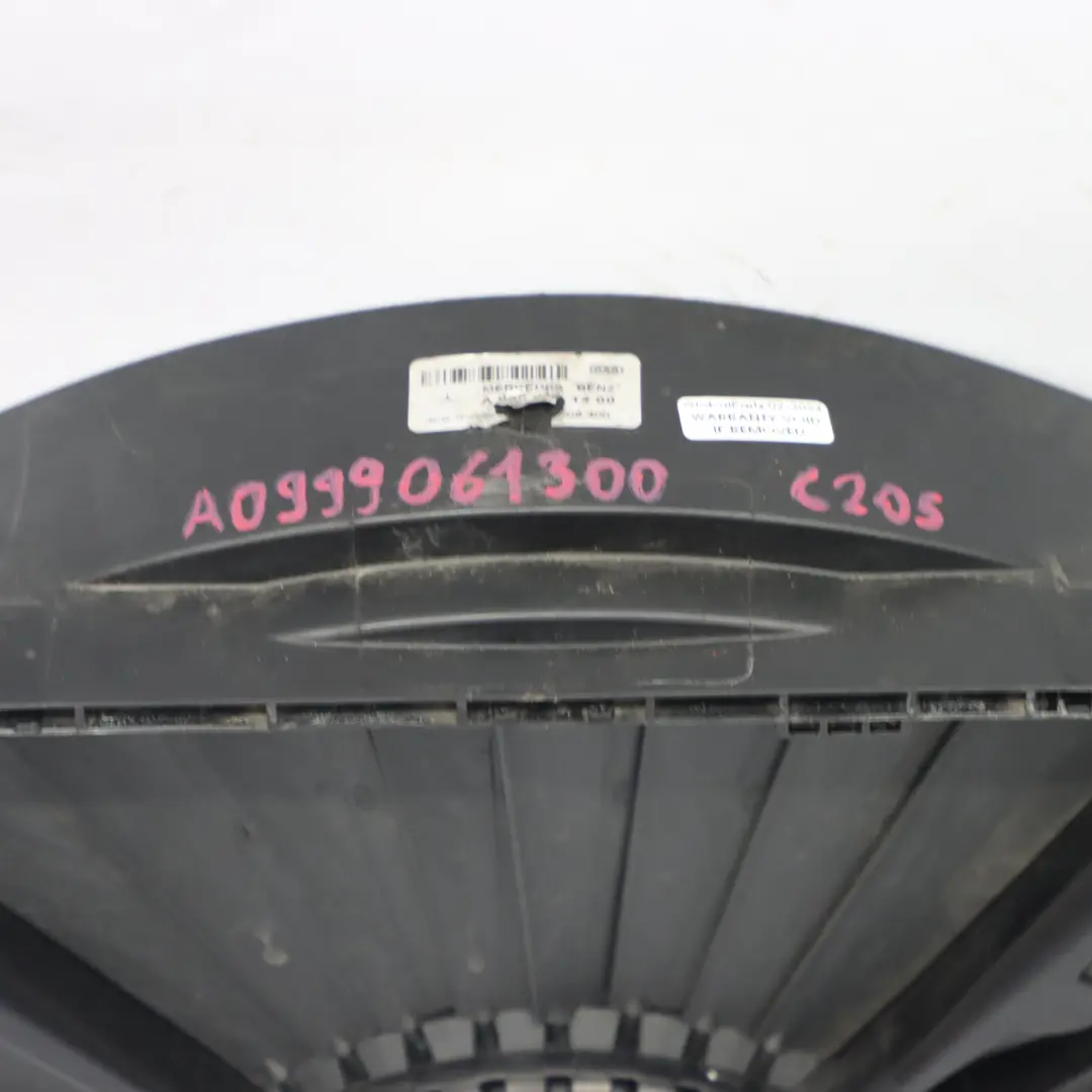  Ventilador Mercedes C205 OM 651 Diesel Ventilador de radiador con carcasa 400W - SKU A0999061300 - Número de pieza A0999061300