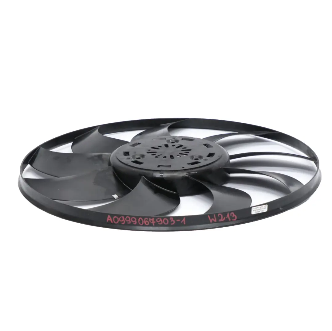 Mercedes W213 C238 C257 Cooling Radiator Fan Shroud Blades Wheel - SKU A0999067903-1 - Part number A0999067903