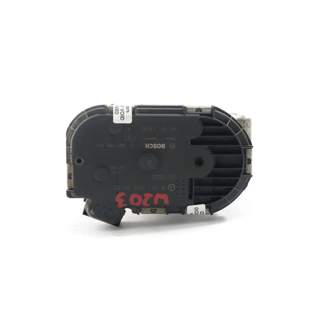 Mercedes W203 W204 W211 Kompressor M271 Corps Papillon Essence - SKU A1110980050 - Numéro de pièce A1110980050