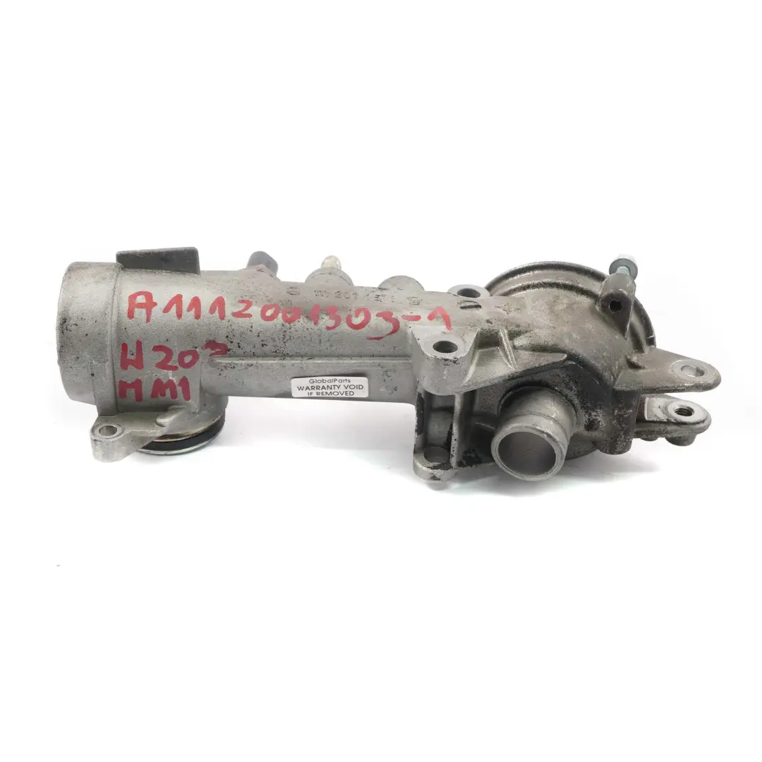 M111 Coolant Thermostat Housing A1112030573 to Mercedes W202 W203 W210 with Part number A1112001303 Mercedes W202 W203 W210 M111 Coolant Thermostat Housing A1112030573 - SKU A1112001303-1 - Part number A1112001303