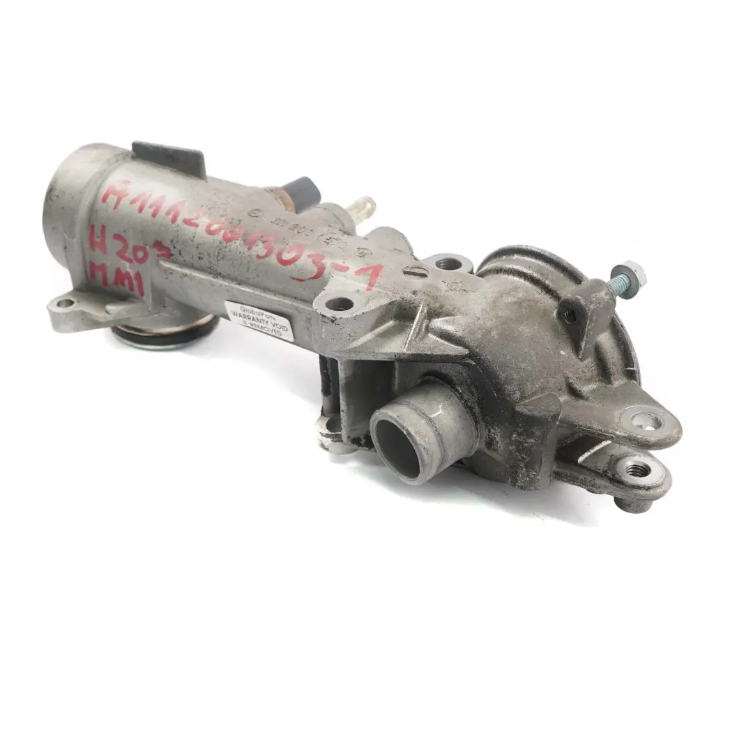 Mercedes W203 W210 M111 Boîtier thermostat liquide refroidissement A1112030573 - SKU A1112001303-1 - Numéro de pièce A1112001303
