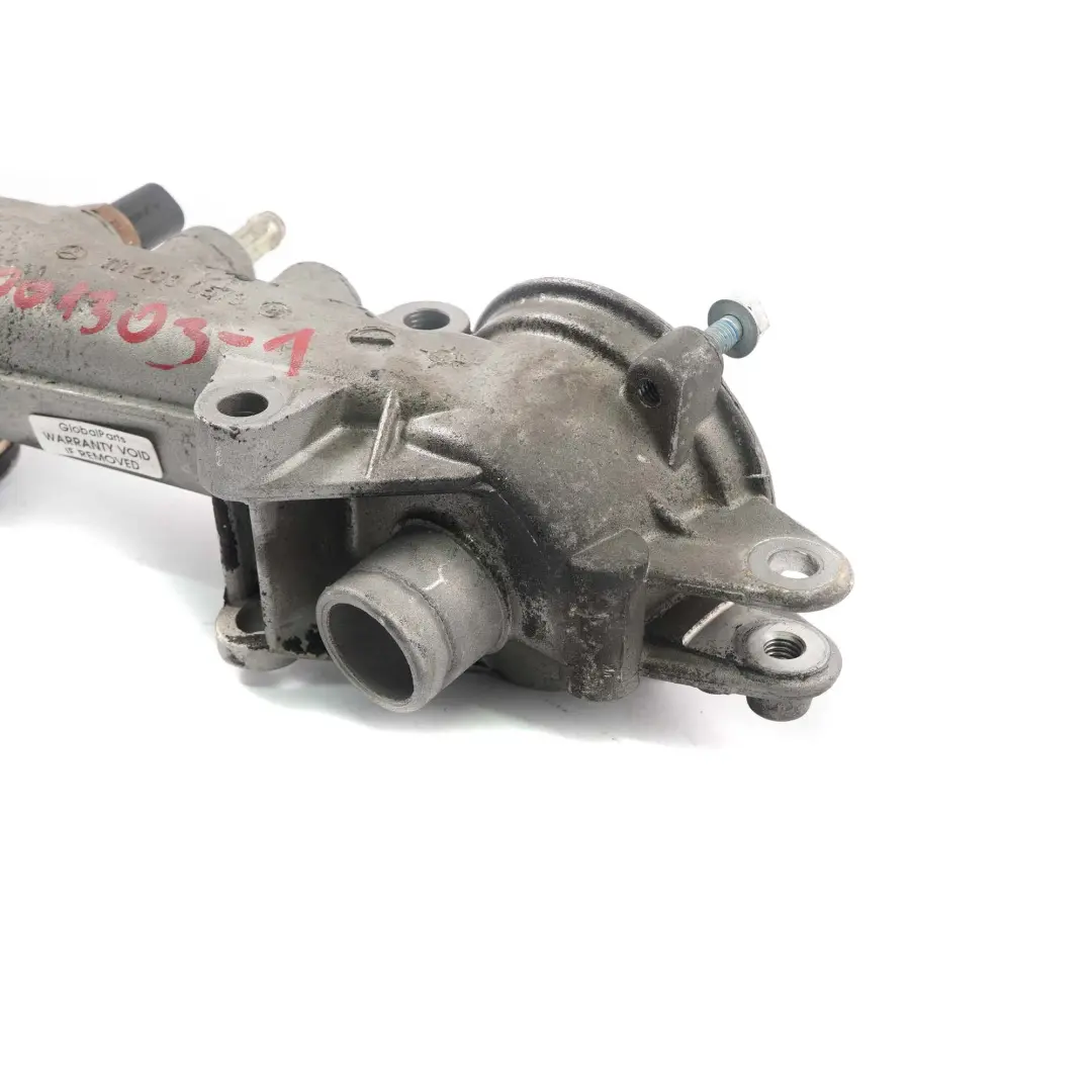  Mercedes-Benz W202 W203 W210 M111 Thermostatgehäuse Kühlwasser A1112030473 - SKU A1112001303-1 - Teilenummer A1112001303