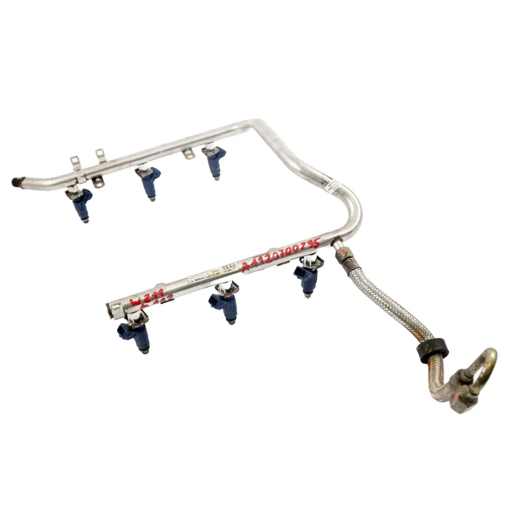 Distributor Rail Mercedes W211 Injector Pressure Pipe Line M112 to Fuel with Part number A1120700295 Fuel Distributor Rail Mercedes W211 Injector Pressure Pipe Line M112 - SKU A1120700295 - Part number A1120700295