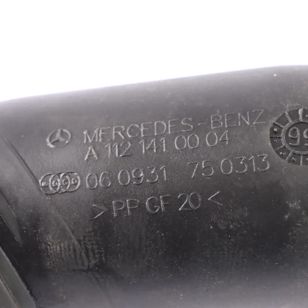  Tuyau d'admission Mercedes W210 Petrol M112 Tube d'admission d'air A1121410004 - SKU A1121400312-1 - Numéro de pièce A1121400312