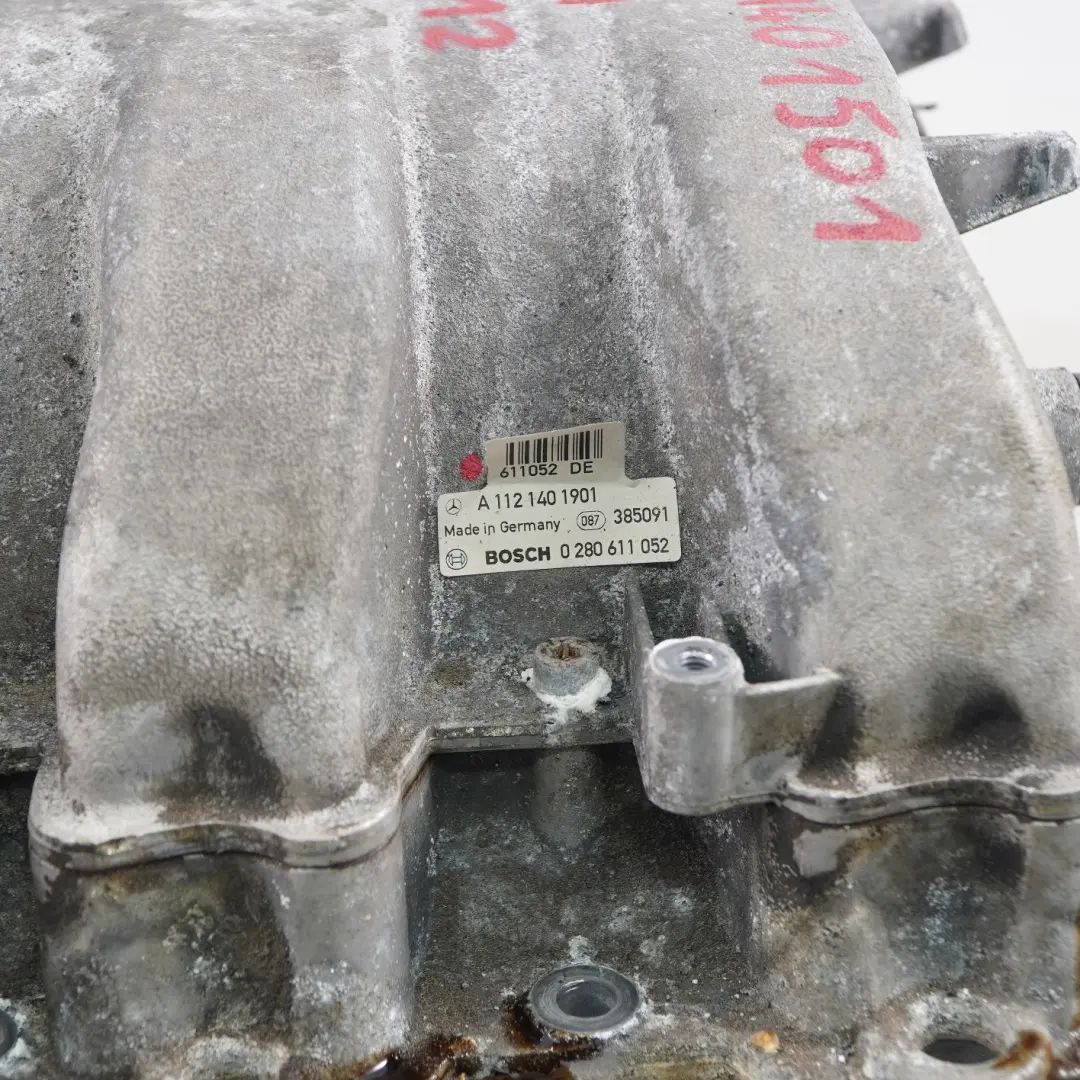 Luft Einlass Ansaug Krümmer Oben M112 Benzin Motor für Mercedes W211 W220 mit Teilenummer A1121401501 Mercedes W211 W220 Luft Einlass Ansaug Krümmer Oben M112 Benzin Motor - SKU A1121401501 - Teilenummer A1121401501