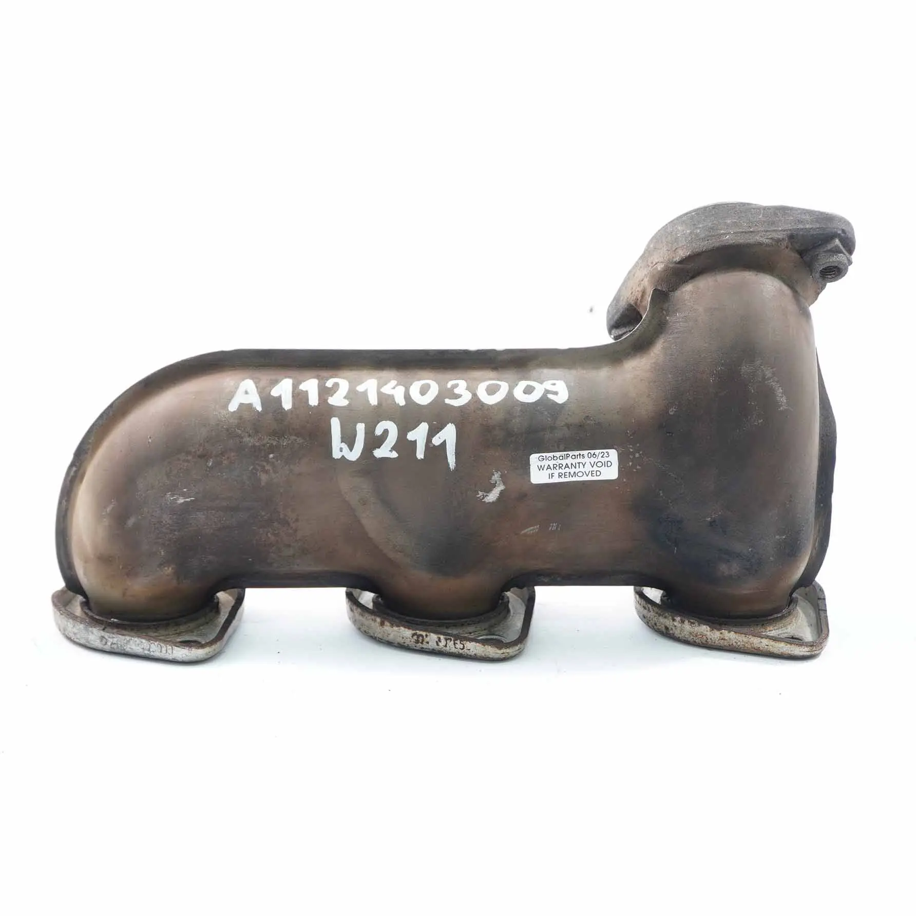 Mercedes W203 W211 M112 Collettore di scarico cilindro 1-3 benzina A1121403009