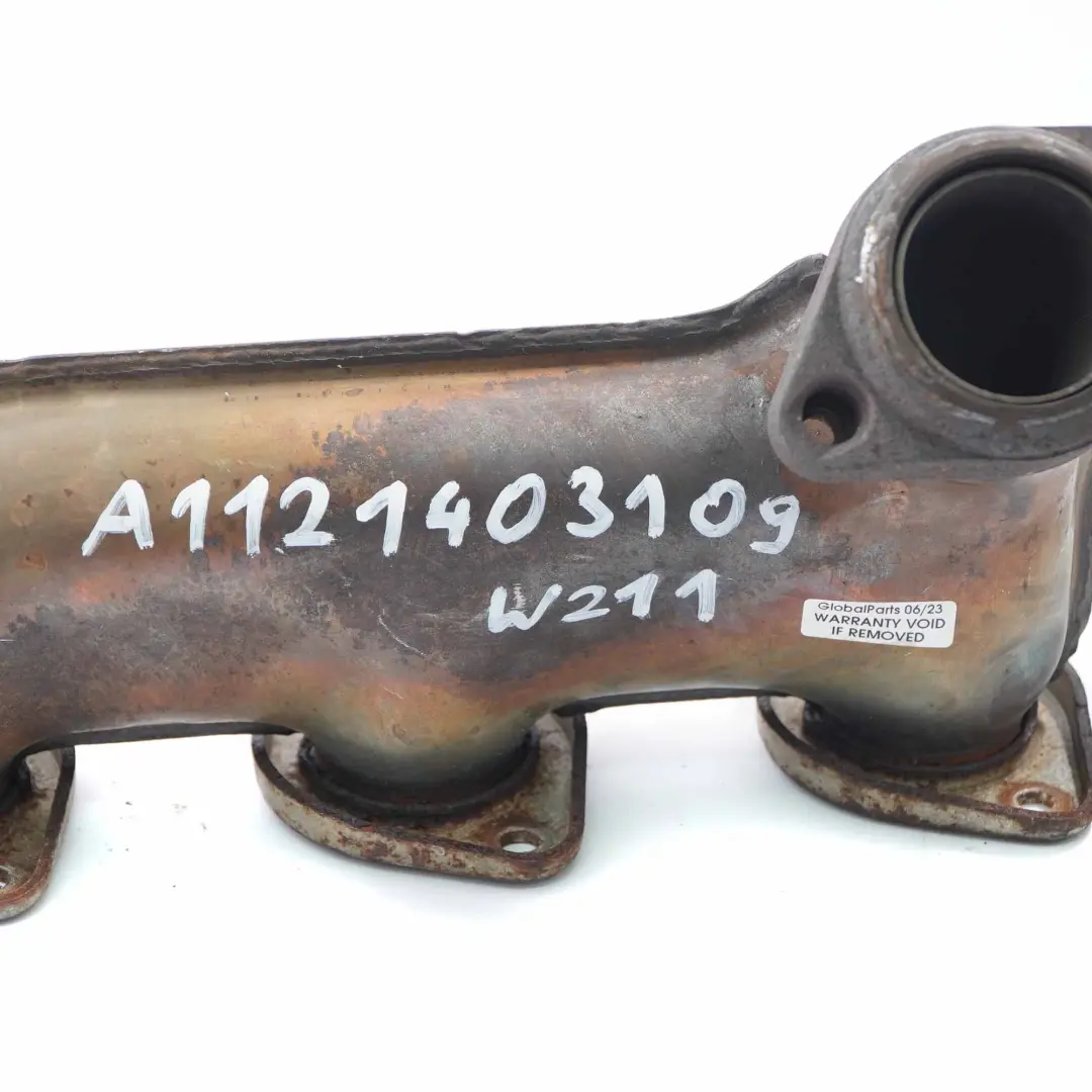  Collettore scarico Mercedes W211 M112 Benzina Sinistra 4-6 Cilindri - SKU A1121403109-1 - Numero di parte A1121403109