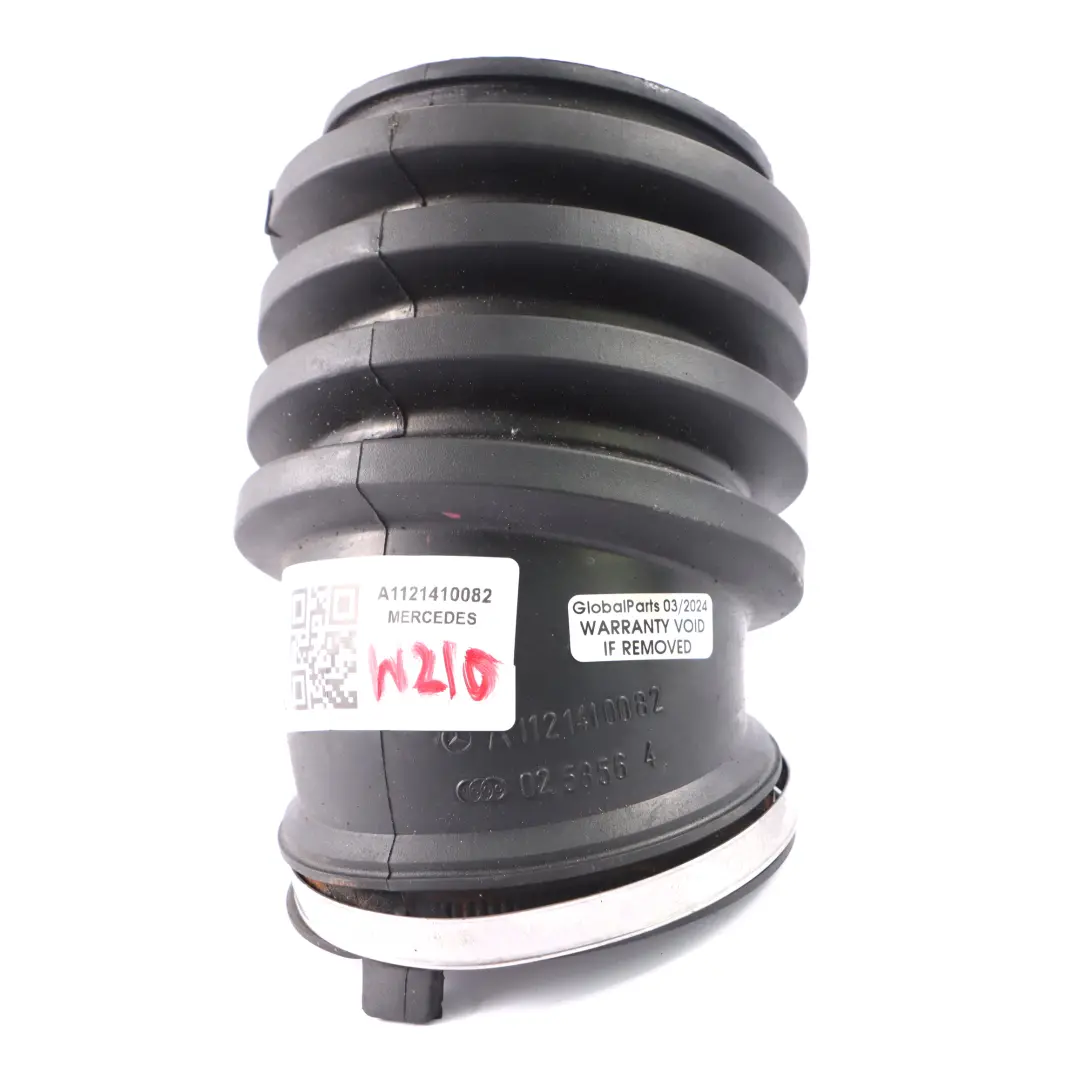 Tuyau d'admission d'air Mercedes W210 Petrol M112 Connecteur tuyau d'admission pour à propos du numéro de pièce A1121410082 Tuyau d'admission d'air Mercedes W210 Petrol M112 Connecteur tuyau d'admission - SKU A1121410082 - Numéro de pièce A1121410082