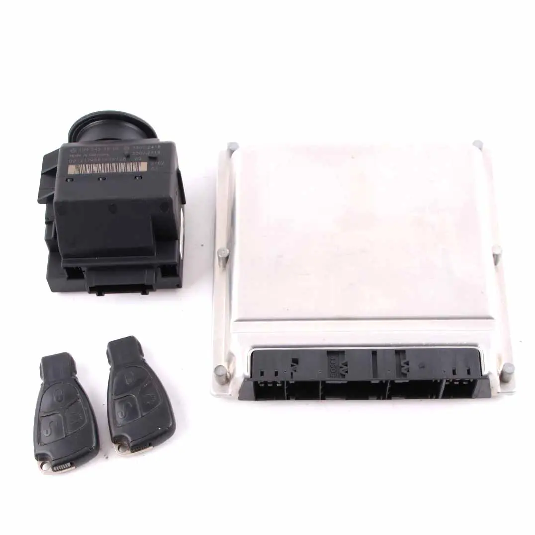 M112.955 218HP Engine ECU Kit + 2 Keys + Lock to Mercedes W209 CLK 320 with Part number A1121536679 Mercedes W209 CLK 320 M112.955 218HP Engine ECU Kit + 2 Keys + Lock - SKU A1121536679-1 - Part number A1121536679