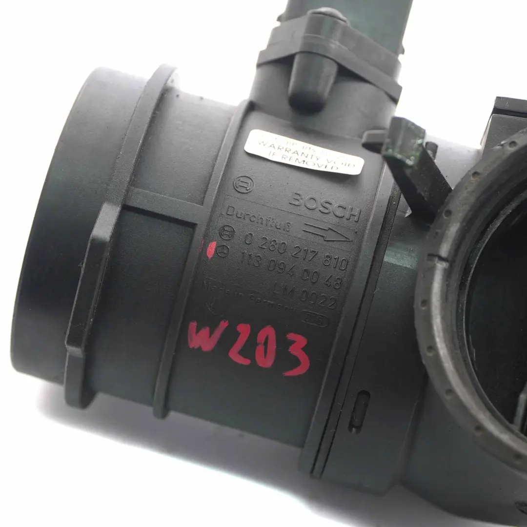 Luft massen messer Sensor einheit für Mercedes W163 W203 C209 W211 C219 mit Teilenummer A1130940048 Mercedes W163 W203 C209 W211 C219 Luft massen messer Sensor einheit - SKU A1130940048 - Teilenummer A1130940048