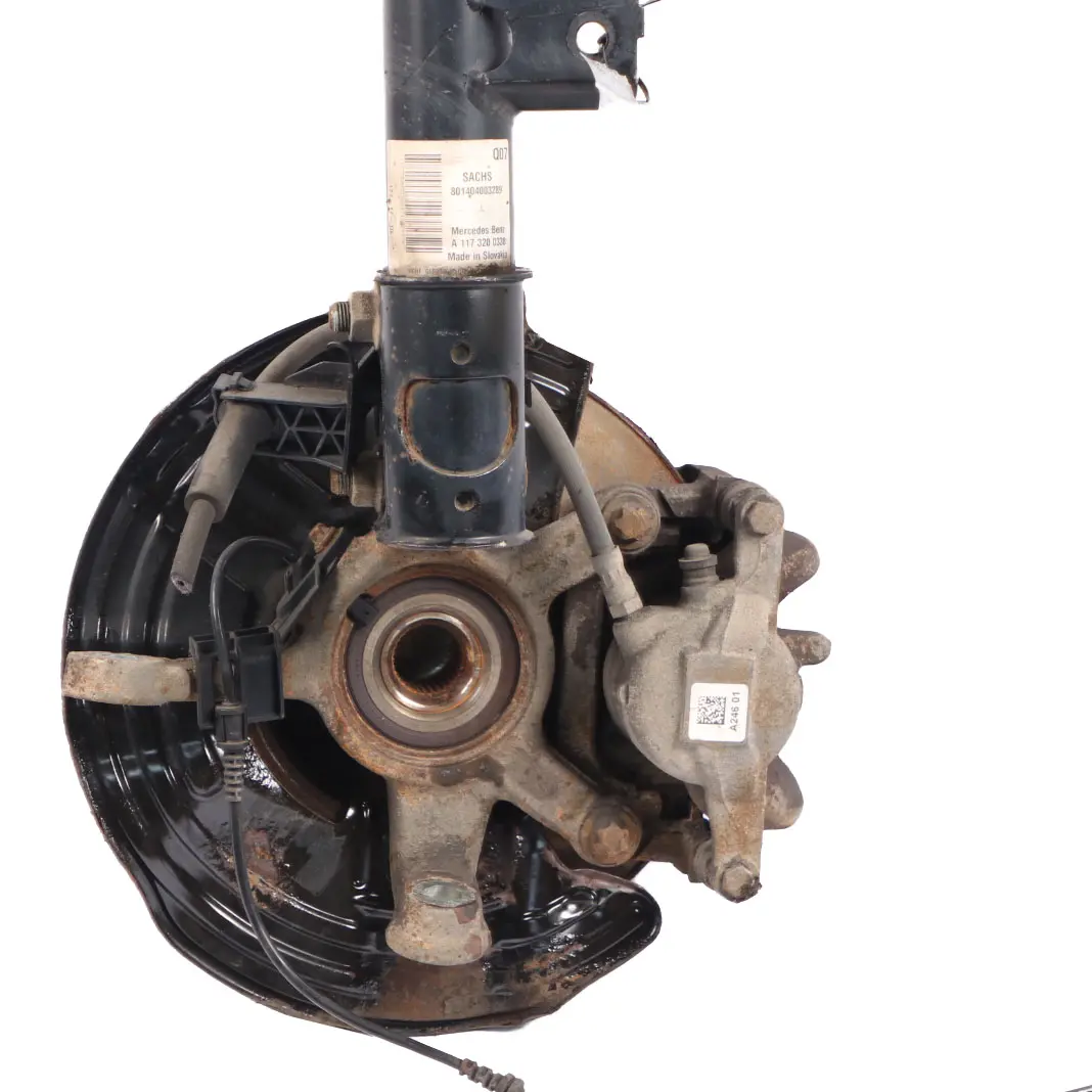 Mercedes W176 180 CDI Front Left N/S Suspension Leg Brake Wheel Hub Carrier - SKU A1173200338 - Part number A1173200338