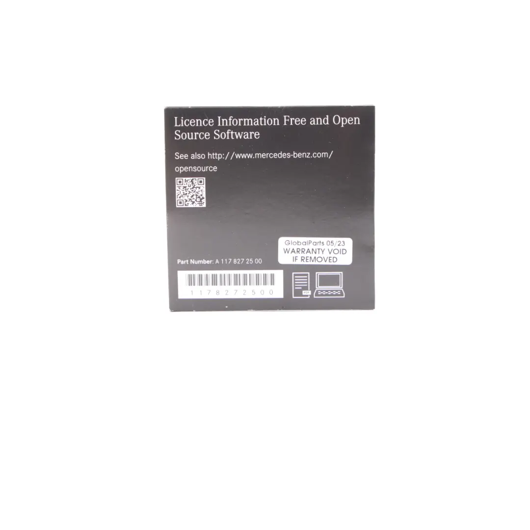 Mercedes W177 W247 Informazioni sulla licenza Software open source - SKU A1178272500 - Numero di parte A1178272500