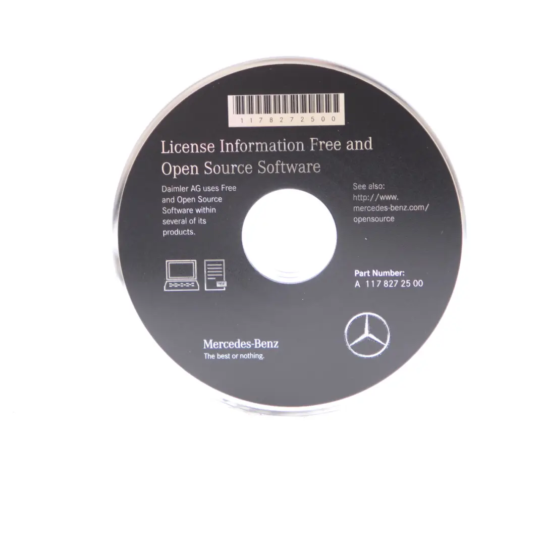 Mercedes W177 W247 Lizenzinformationen Freie Open Source Software - SKU A1178272500 - Teilenummer A1178272500