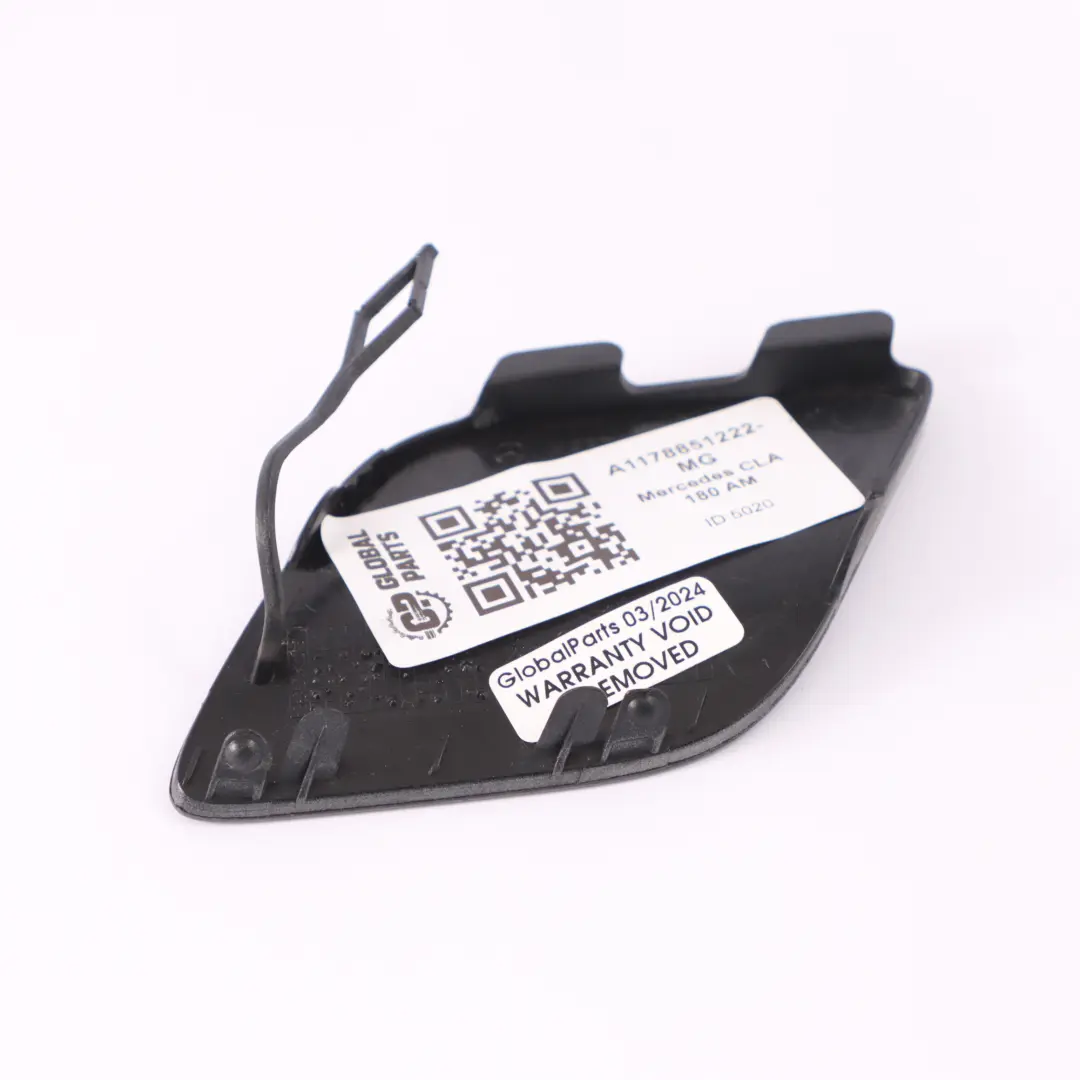 Front Bumper Hook Cover Towing Eye Mineral Grey Metallic - B39 to Mercedes C117 with Part number A1178851222 Mercedes C117 Front Bumper Hook Cover Towing Eye Mineral Grey Metallic - B39 - SKU A1178851222-MG - Part number A1178851222