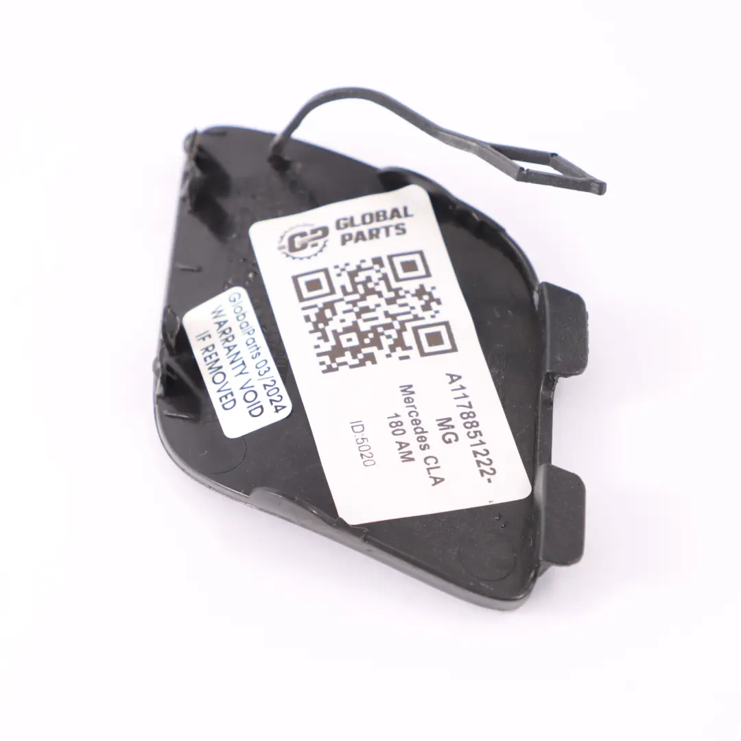 Osłona Haka Przedniego Zderzaka Szara do Mercedes C117 o numerze A1178851222 Mercedes C117 Osłona Haka Przedniego Zderzaka Szara - SKU A1178851222-MG - Numer Części A1178851222