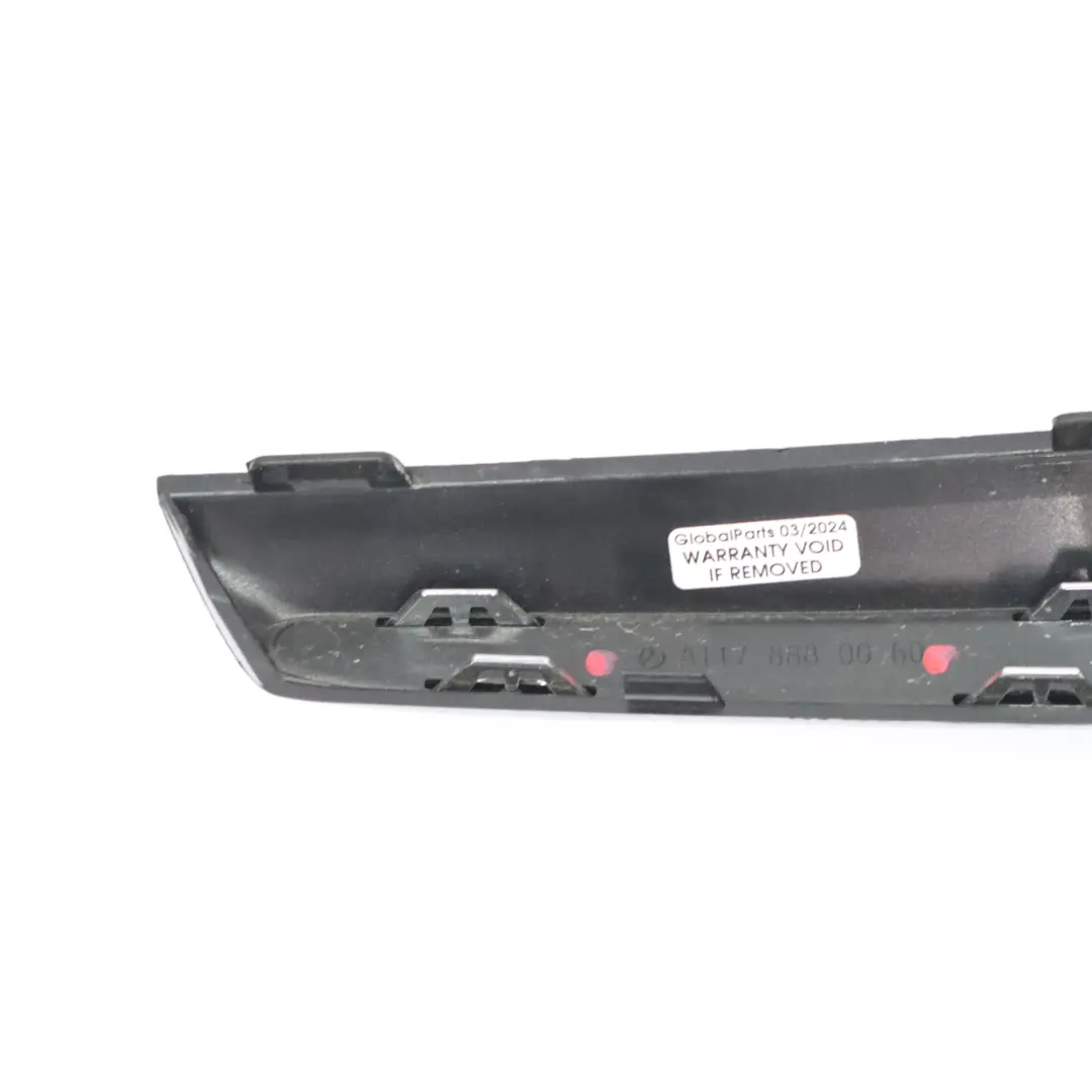 Pare-chocs avant Grille Panneau recouvrement pour Mercedes CLA C117 AMG à propos du numéro de pièce A1178880060 Mercedes CLA C117 AMG Pare-chocs avant Grille Panneau recouvrement - SKU A1178880060 - Numéro de pièce A1178880060