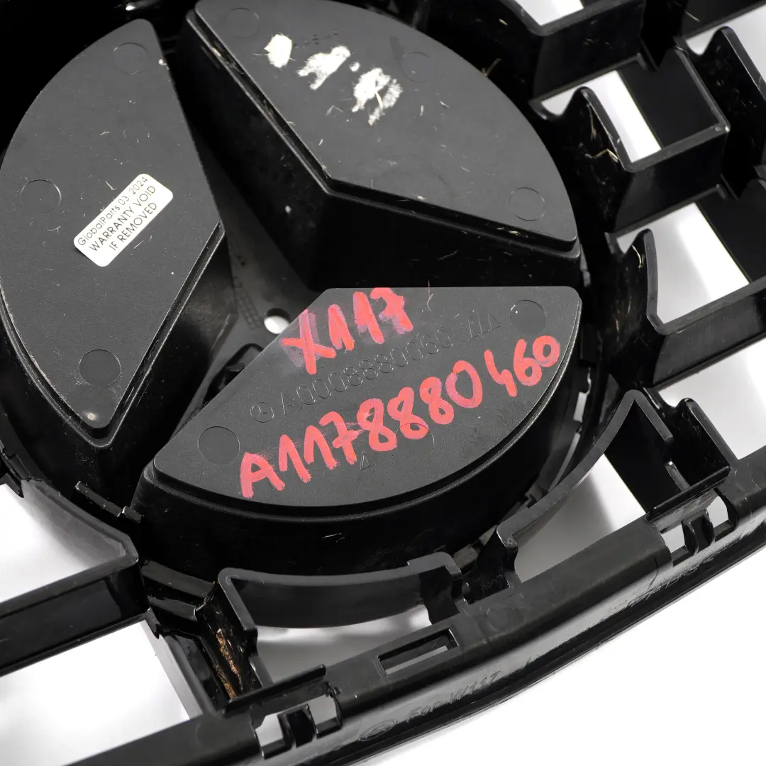  Griglia Mercedes X117 AMG Griglia anteriore Copriradiatore Nero - SKU A1178880460 - Numero di parte A1178880460