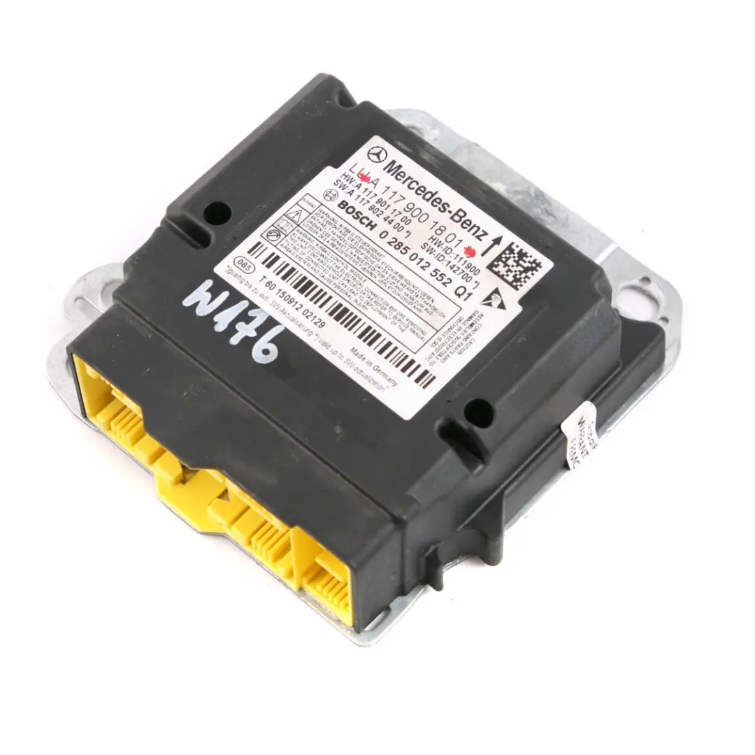 Mercedes W176 Luftmodul Systemsteuergerät Modul ECU - SKU A1179001801 - Teilenummer A1179001801