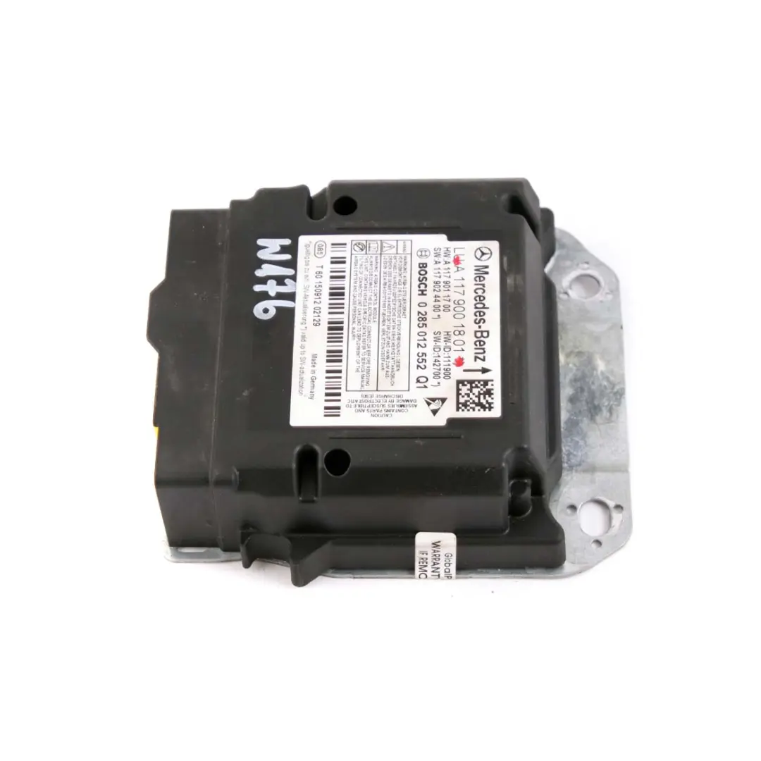 Módulo De Aire Del Unidad De Control Del Sistema ECU para Mercedes W176 con número de pieza A1179001801 Mercedes W176 Módulo De Aire Del Unidad De Control Del Sistema ECU - SKU A1179001801 - Número de pieza A1179001801