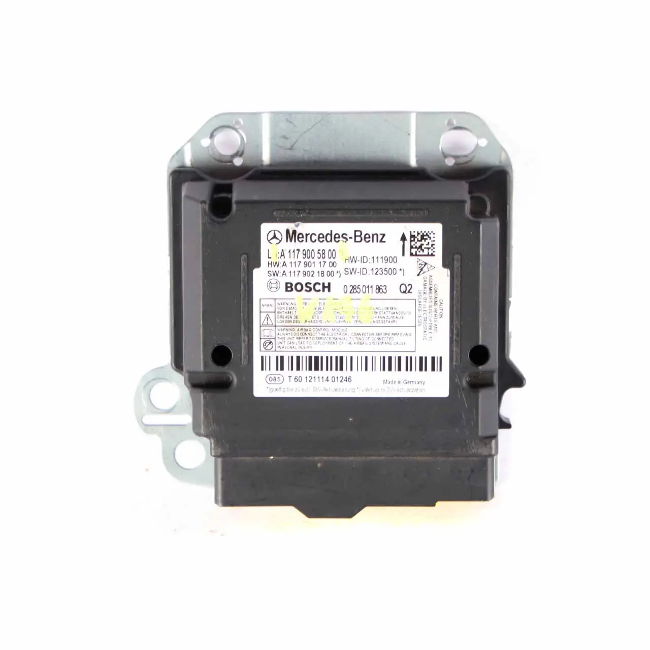 Mercedes W176 Airbag Belts System Control Unit Module ECU Bosch A1179005800