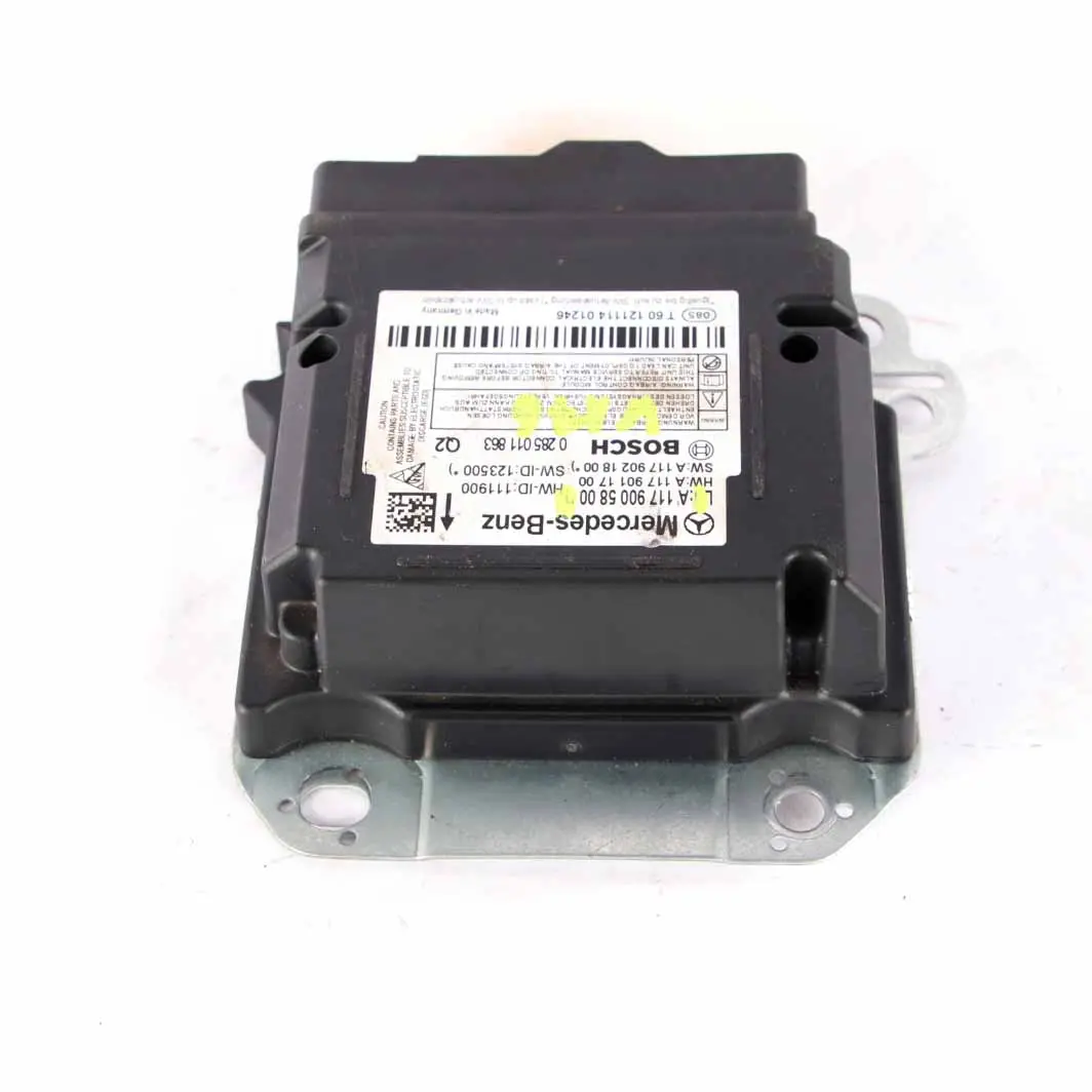 Mercedes W176 Airbag Belts System Control Unit Module ECU Bosch - SKU A1179005800 - Part number A1179005800