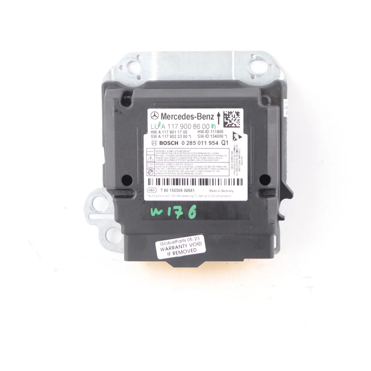 Mercedes W176 Air Module SRS Control Unit ECU A1179008600