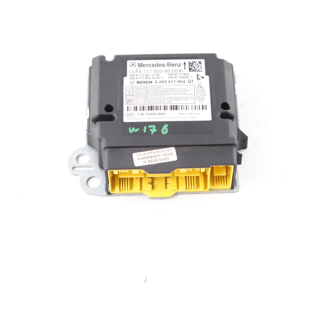 Mercedes W176 Air Module SRS Control Unit ECU - SKU A1179008600 - Part number A1179008600