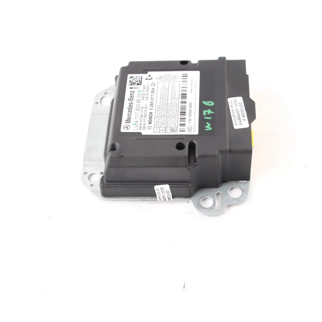 Module SRS Control Unit ECU to Mercedes W176 Air with Part number A1179008600 Mercedes W176 Air Module SRS Control Unit ECU - SKU A1179008600 - Part number A1179008600