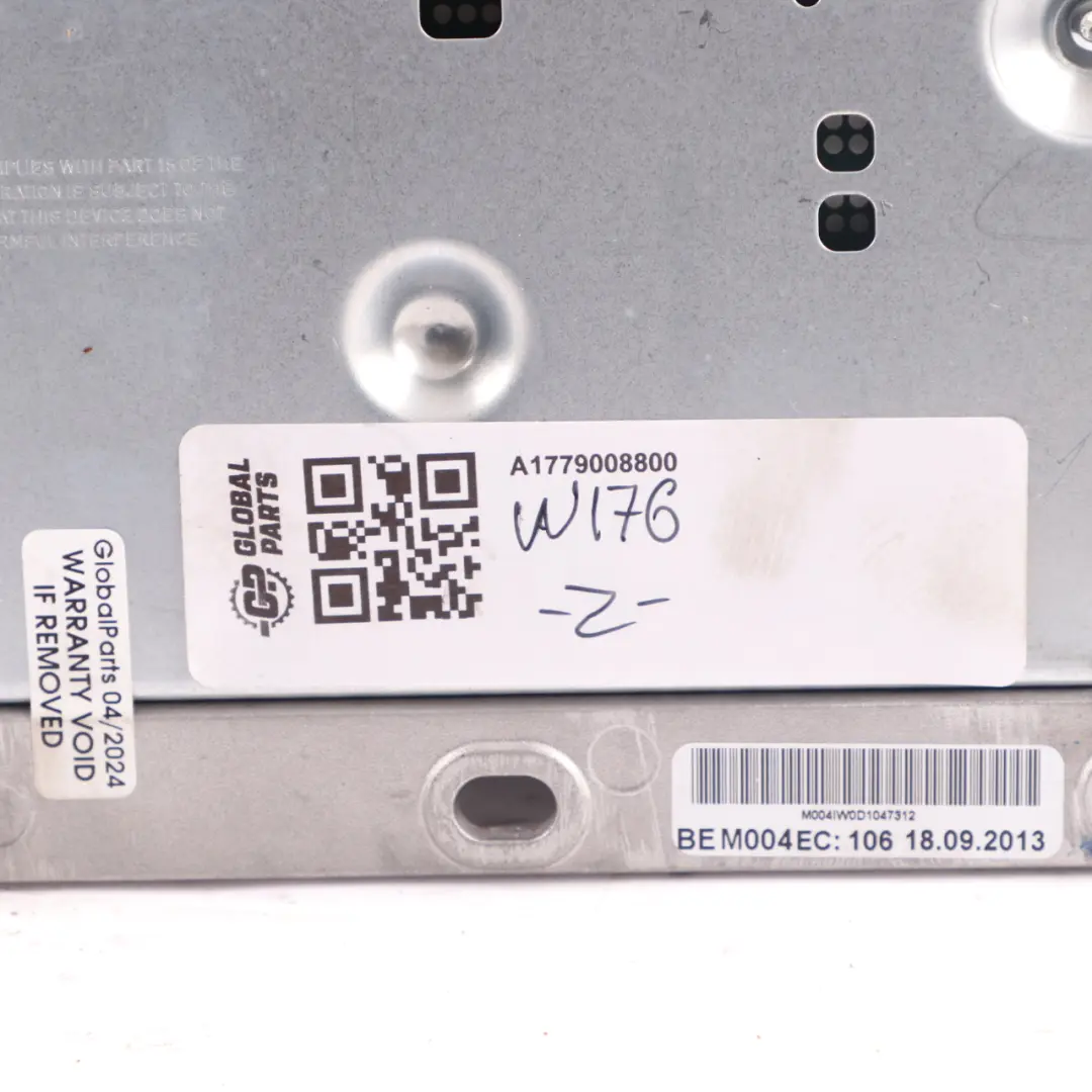 Amplifier Module Unit AMP Harman/Becker Mercedes W176 C117 - SKU A1179008800 - Part number A1179008800